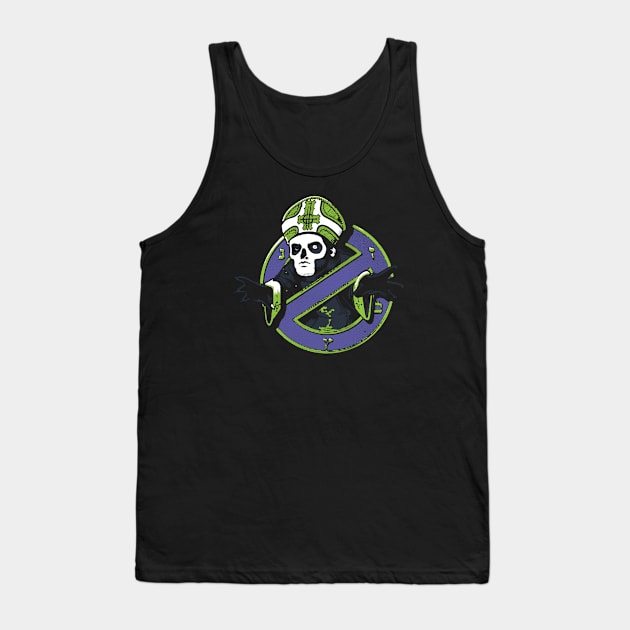 Forbidden Ghost Blue Tank Top by Punk Fashion